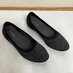 Nurture Women's Slip On Flats Black
